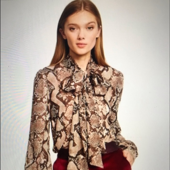 Altuzarra for Target Python Print Blouse Small - Picture 1 of 5